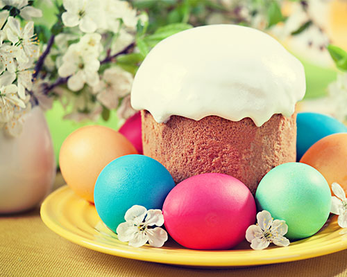 复活节蛋糕彩蛋美食图片下载