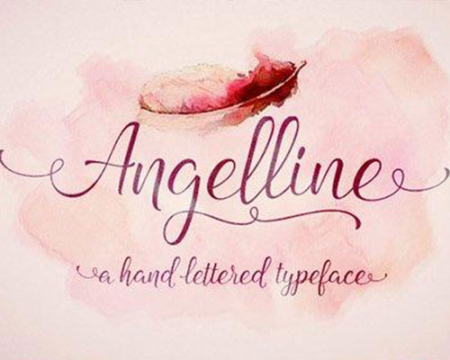 Angelline字体