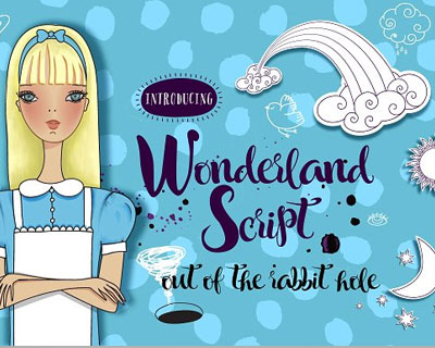 Wonderland Script英文字体下载