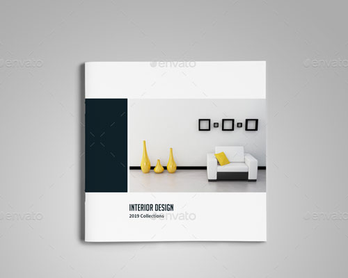 创意室内装修家装设计杂志画册PSD分层模板下载