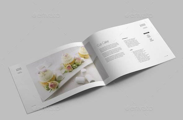 餐饮西餐美食宣传画册模板13