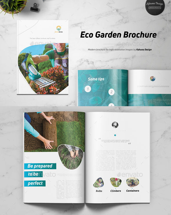 企业画册简约时尚通用生态园宣传画册设计1