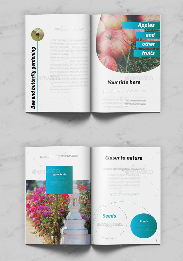 企业画册简约时尚通用生态园宣传画册设计4
