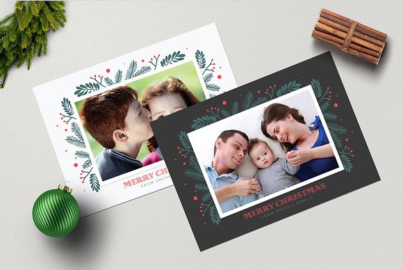 创意圣诞照片排版卡片贺卡素材下载3