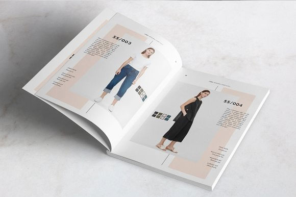 时尚时装服装杂志宣传画册设计6