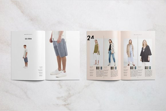 时尚时装服装杂志宣传画册设计7