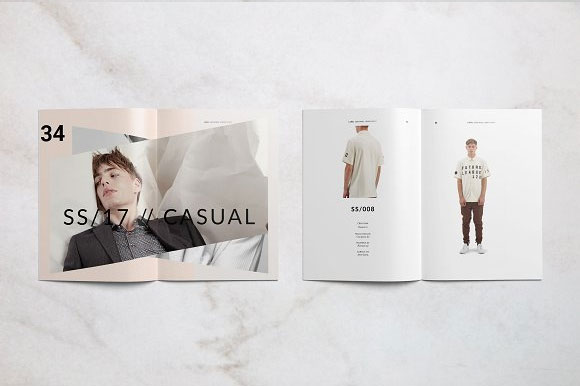 时尚时装服装杂志宣传画册设计9