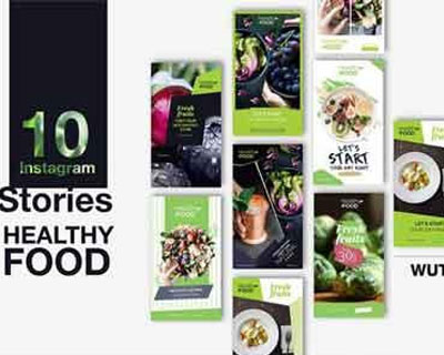 健康食品竖版网页广告banner素材