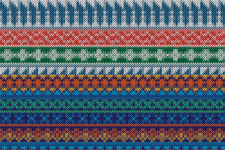 编织毛线样式圣诞背景图案素材1