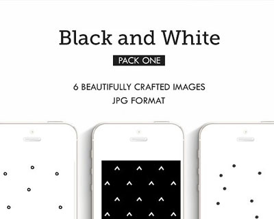 黑白单色简约无缝背景素材
