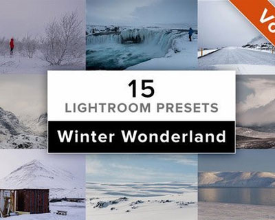 冬季人物景色Lightroom预设素材
