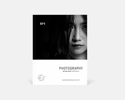 干净简单黑白摄影工作室作品集画册设计
