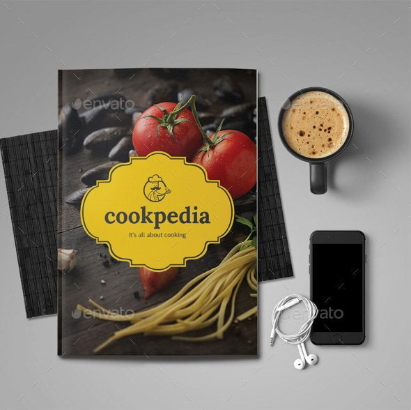 时尚美食食品宣传册画册设计1