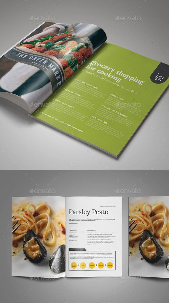 时尚美食食品宣传册画册设计4