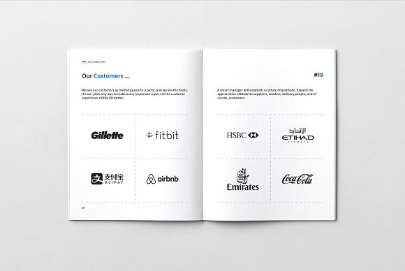 简约公司简介企业画册宣传册模板11