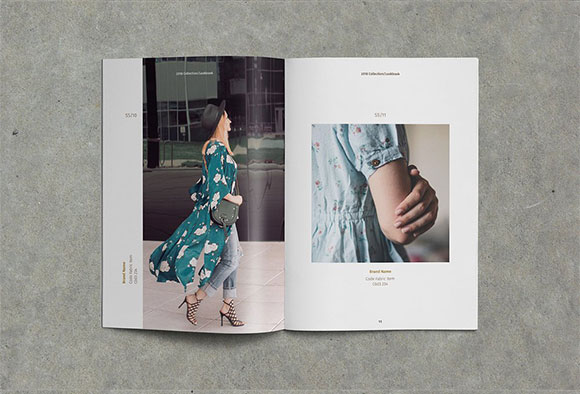 创意简单时尚摄影目录服装杂志画册书籍4