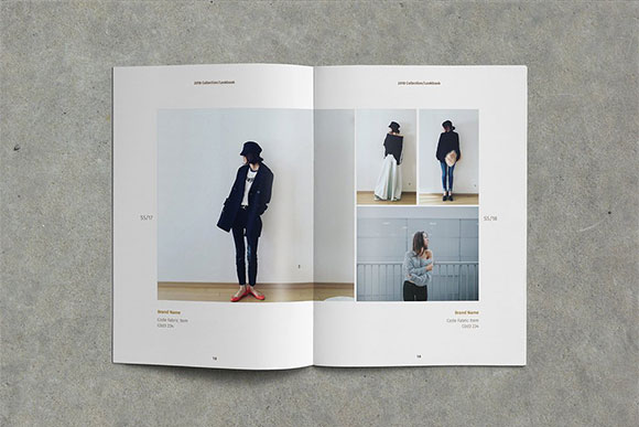 创意简单时尚摄影目录服装杂志画册书籍8
