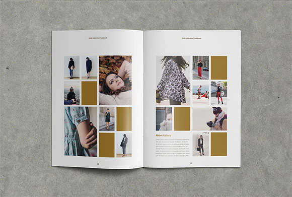 创意简单时尚摄影目录服装杂志画册书籍12