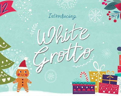 White Grotto圣诞节可爱字体下载