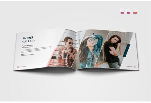 时尚商务公司产品简介介绍杂志画册模板9