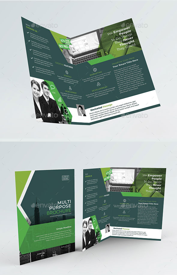 创意A4通用企业公司宣传册设计4