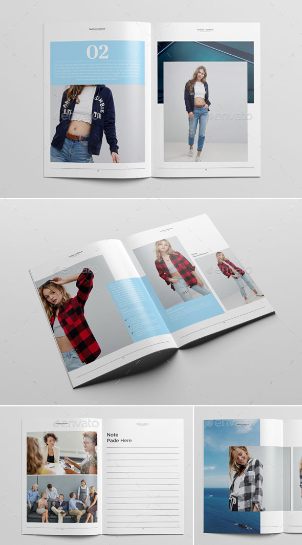 创意时尚精致品牌服装目录杂志画册书籍4