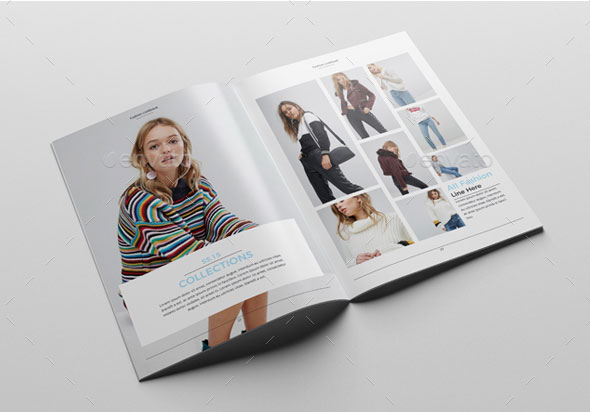 创意时尚精致品牌服装目录杂志画册书籍6