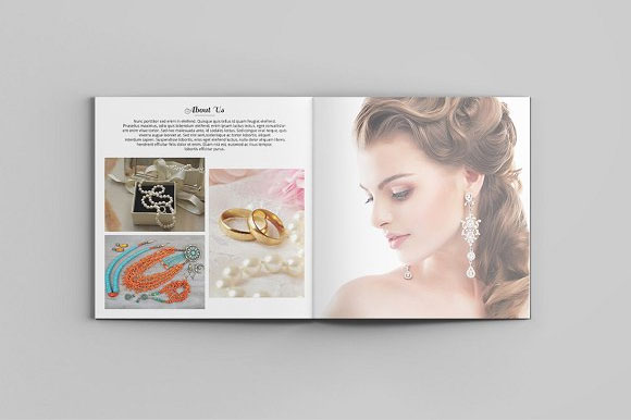 时尚创意珠宝精品服装价格产品展示目录模板3