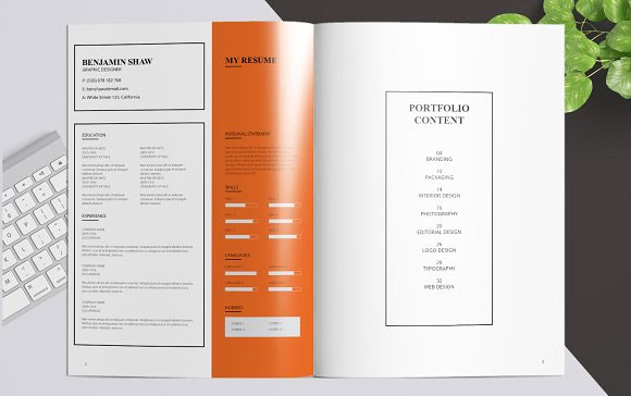 创意商业项目工作室杂志画册模板3