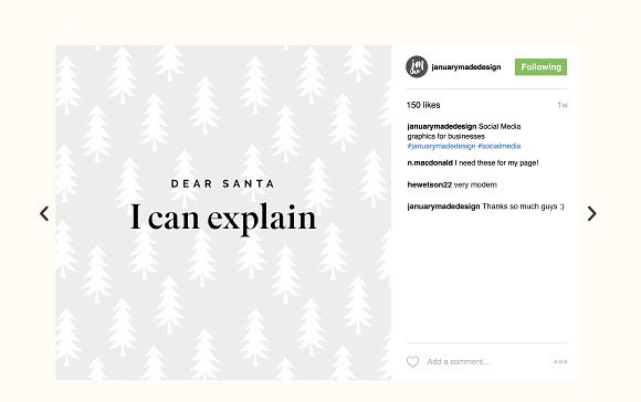 圣诞Instagram网页促销横幅旗帜素材4