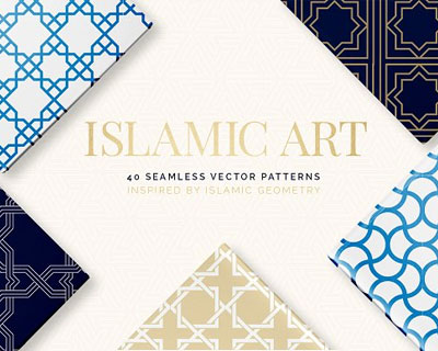 伊斯兰几何花纹纹理背景壁纸印花图案素材