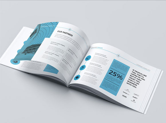 创意公司年度报告目录手册书籍设计6