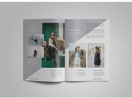 创意时尚旅行杂志产品简介画册模板4