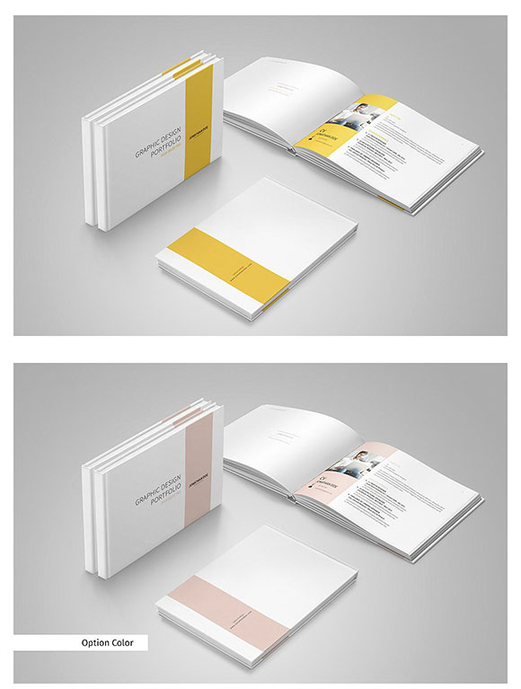 极简多用途企业品牌杂志宣传册画册模板下载2