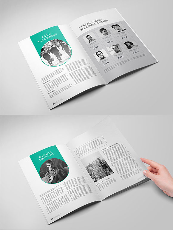 创意商务公司年度报告小册子画册设计2