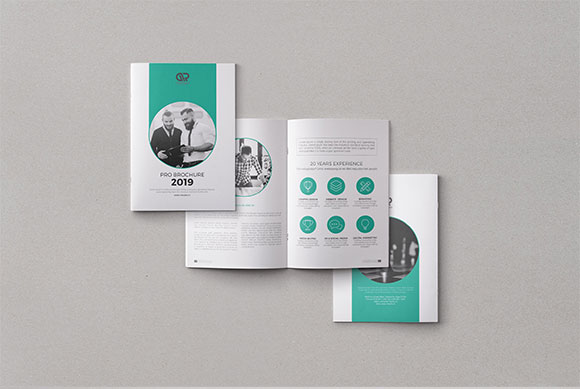 创意商务公司年度报告小册子画册设计1