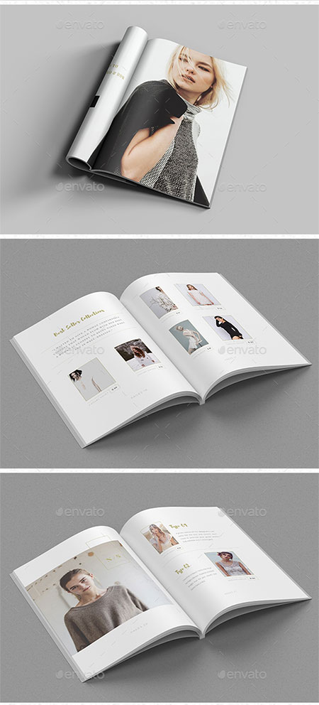 简约时尚通用杂志画册设计模板3