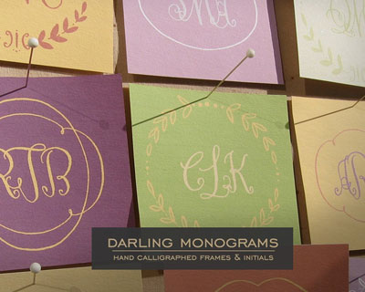 DarlingMonograms英文字体素材下载