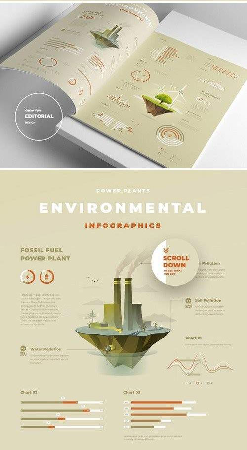 环境信息图表素材下载4