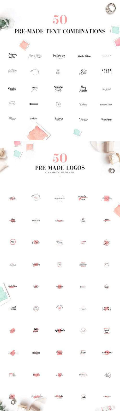 时尚个性品牌标志LOGO设计模板下载5