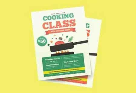 烹饪美食比赛宣传单海报模板2