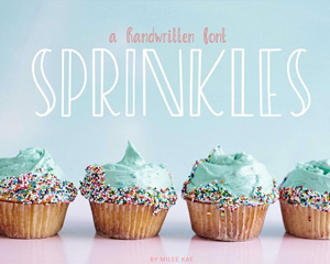 Sprinkles唯美英文字体