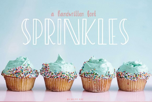 Sprinkles唯美英文字体1
