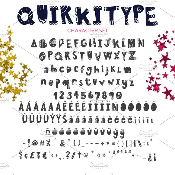 可爱Quirkitype英文字体下载3