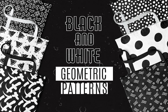 黑白简约抽象几何图形背景图片素材1