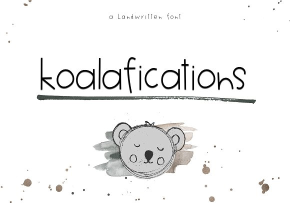 Koalafications英文字体1