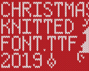 christmas Knitted英文字体下载